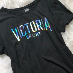 Iridescent Victoria Sport Open Back Tee